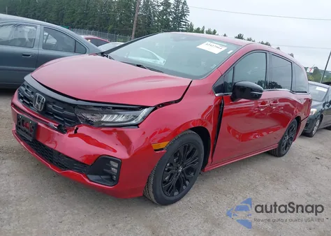 2025 Honda Odyssey Sport-L из США, поврежденный, VIN 5FNRL6H79SB058034